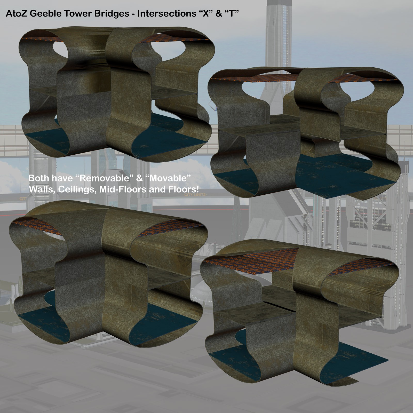 AtoZ Geeble Tower Bridges I v1 by N/A