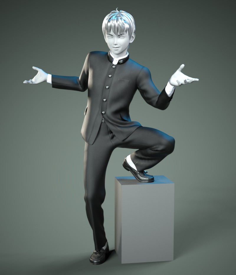 dForce Anime School Uniform for G8M and G9 by N/A