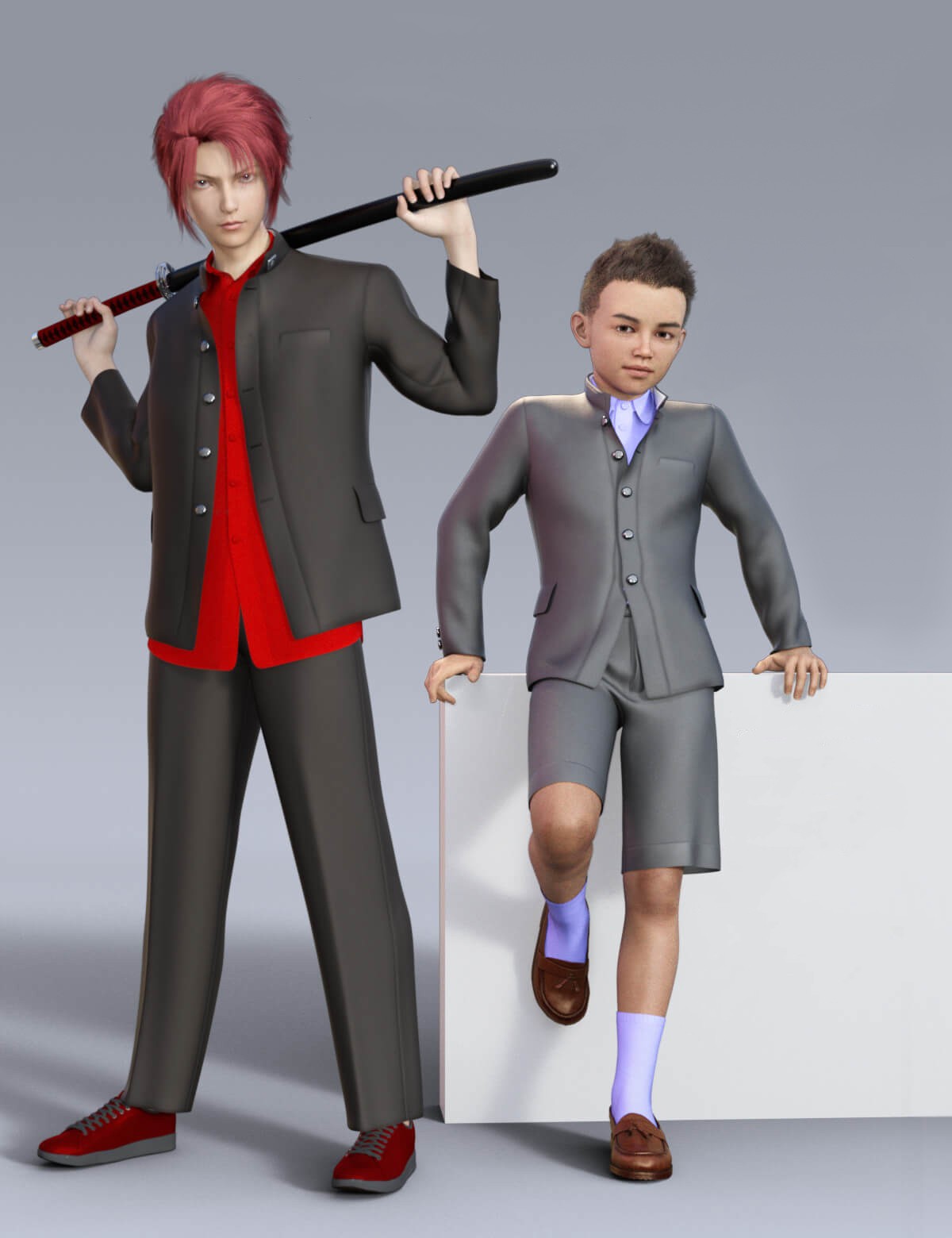 dForce Anime School Uniform for G8M and G9 by N/A