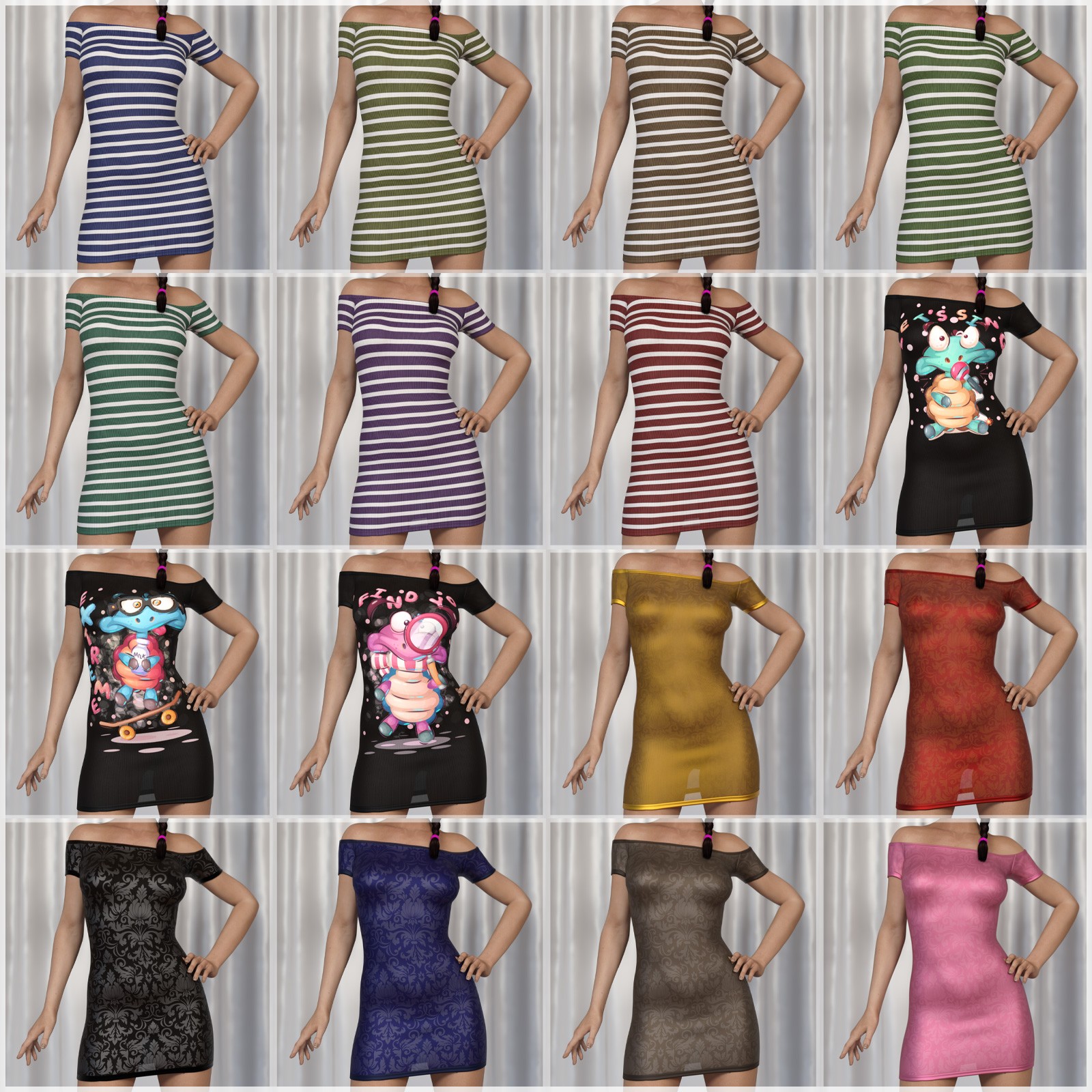 STZ dForce Modern dress for G8 Female by N/A