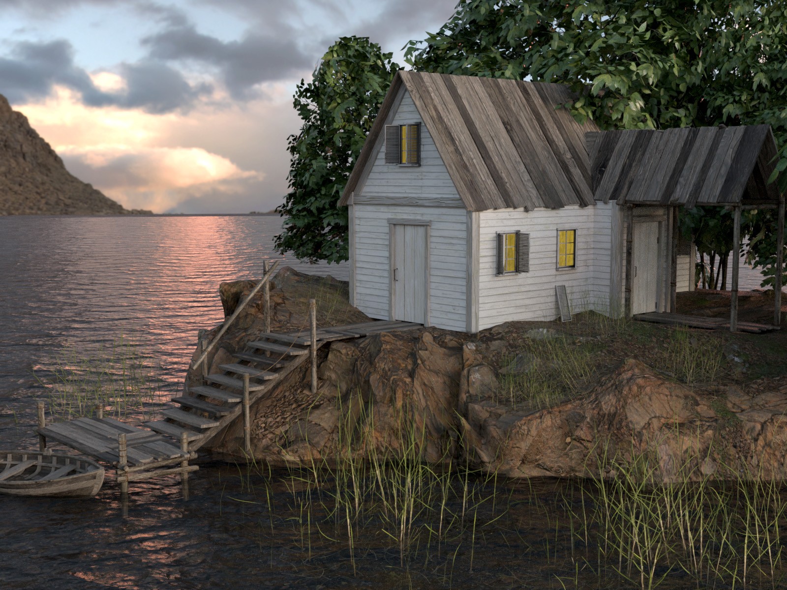 Mysterious island for DAZ and Poser by N/A