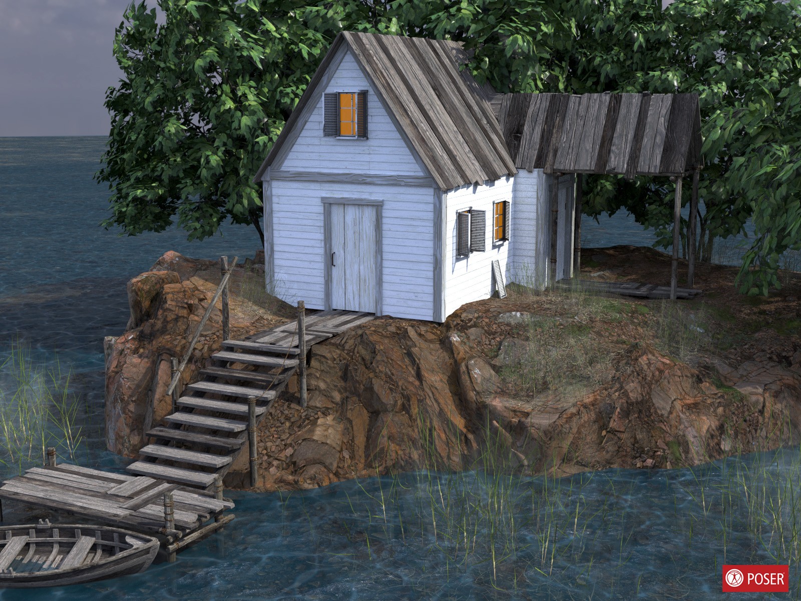 Mysterious island for DAZ and Poser by N/A