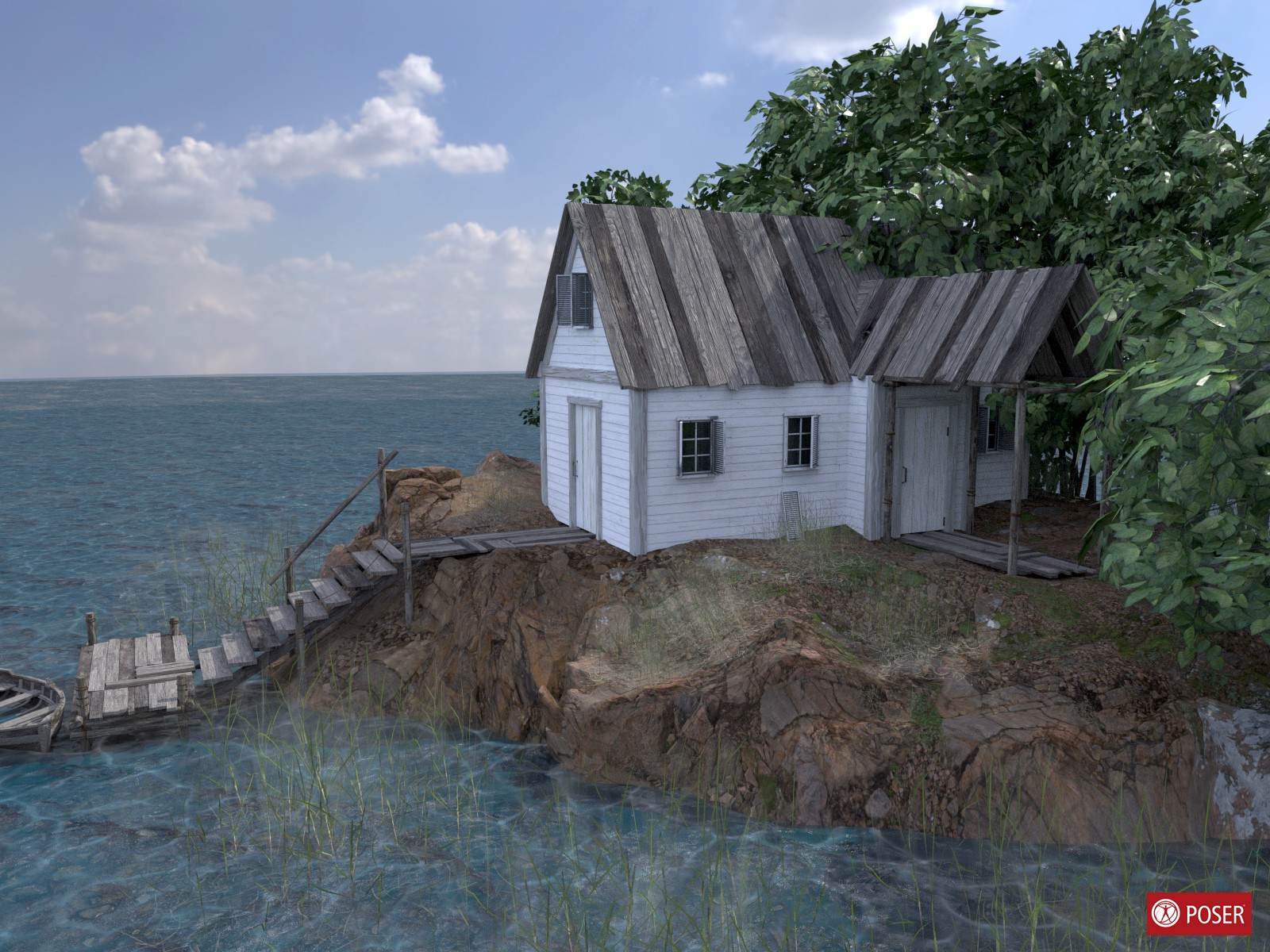 Mysterious island for DAZ and Poser by N/A