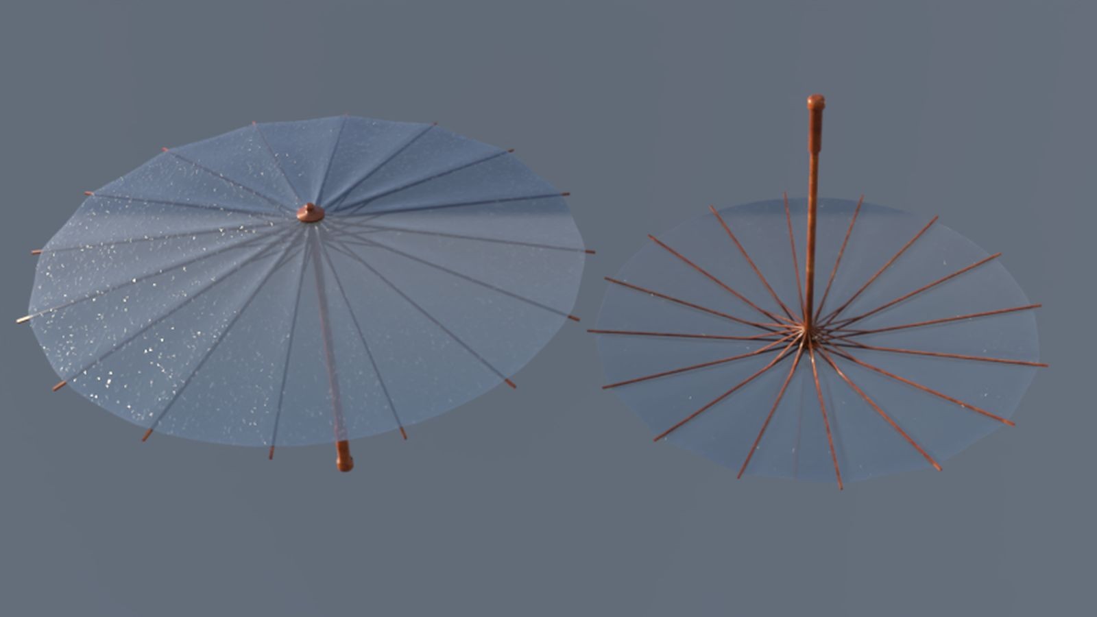 Asian Style Umbrellas for Daz Studio by N/A