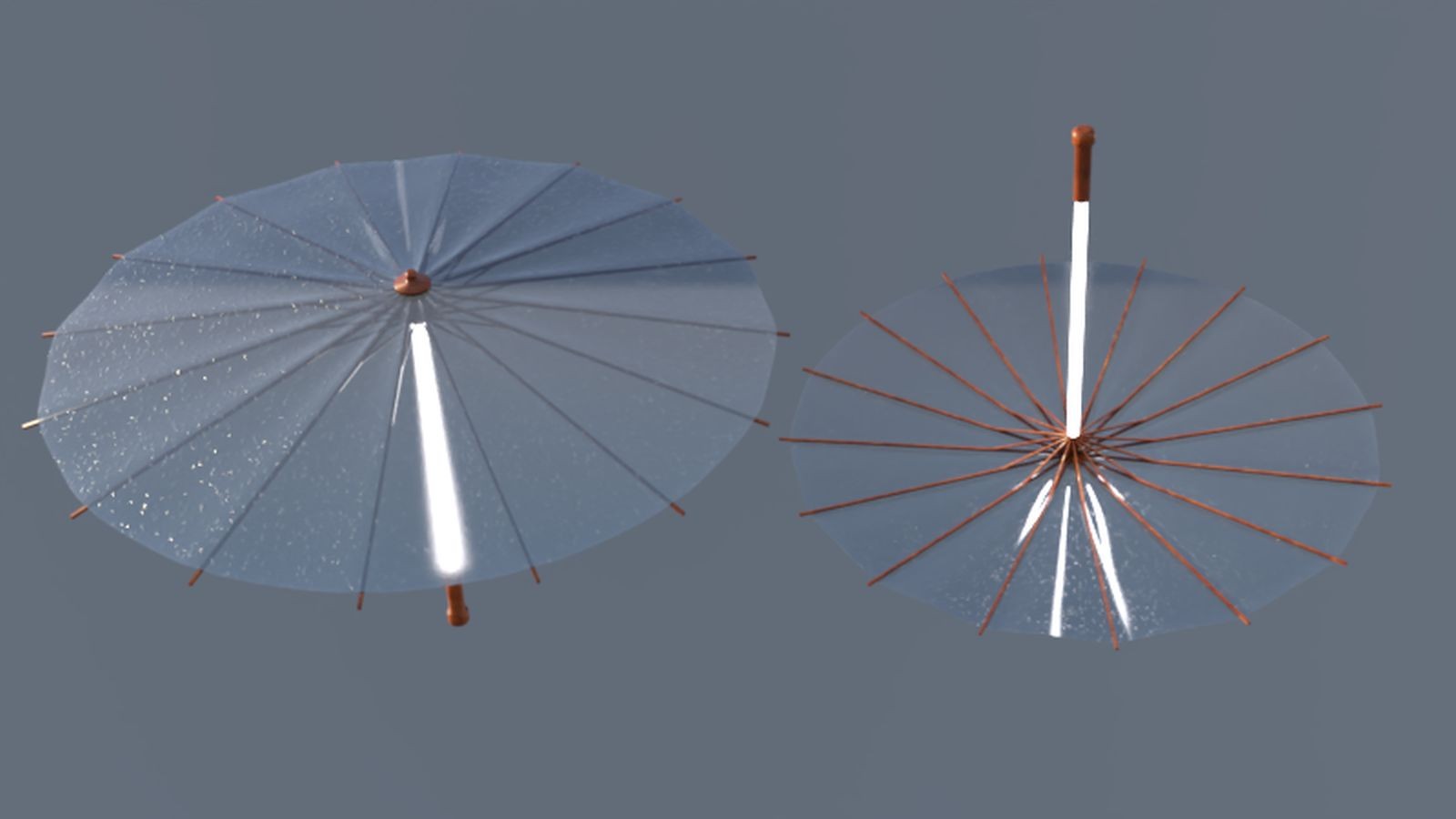 Asian Style Umbrellas for Daz Studio by N/A