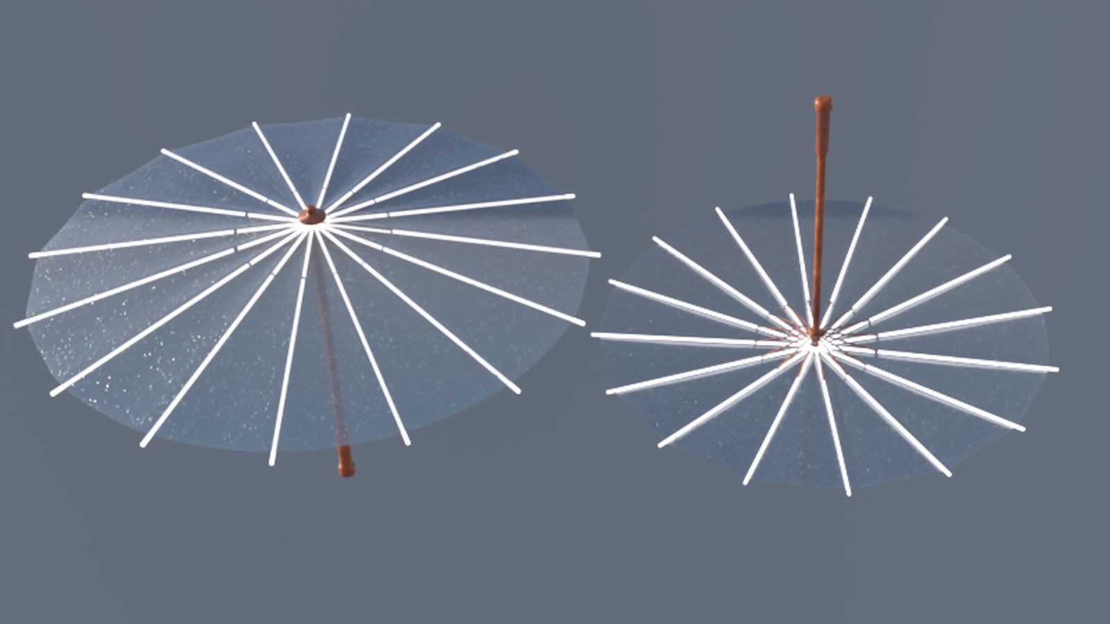 Asian Style Umbrellas for Daz Studio by N/A