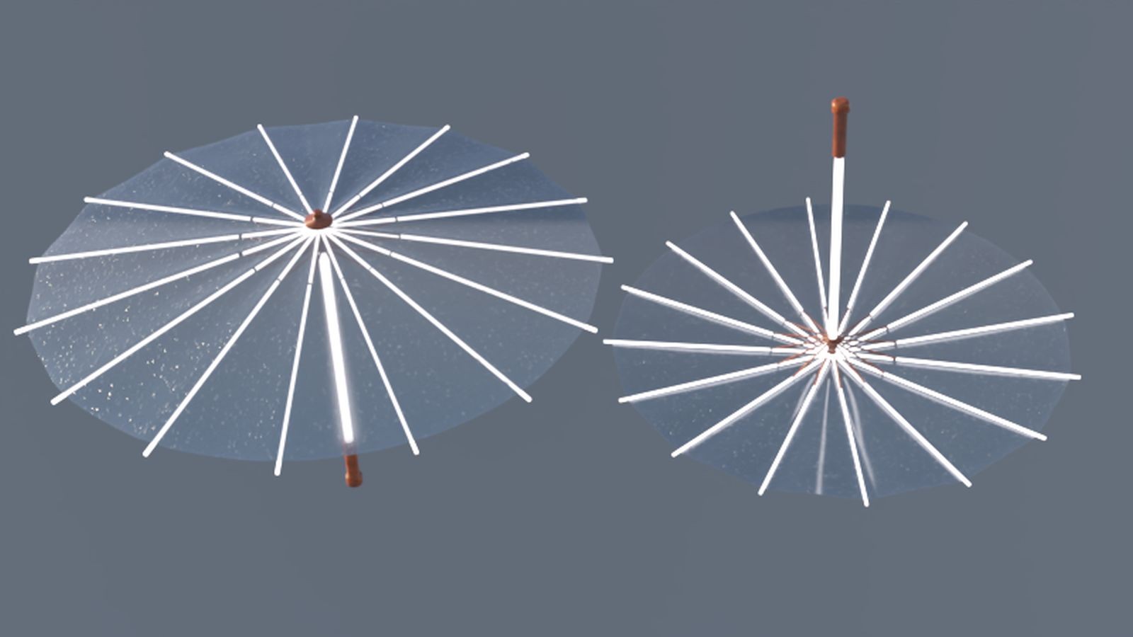 Asian Style Umbrellas for Daz Studio by N/A