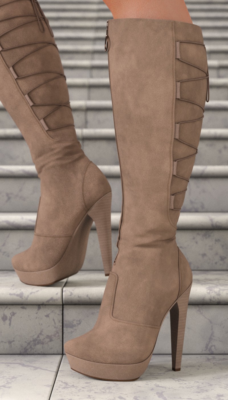 Sabrina High Heel Boots for Genesis 8(8.1) Female by N/A