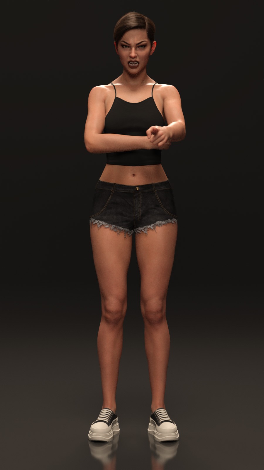 CSR - Angry Woman Poses for G8 and G9 by N/A