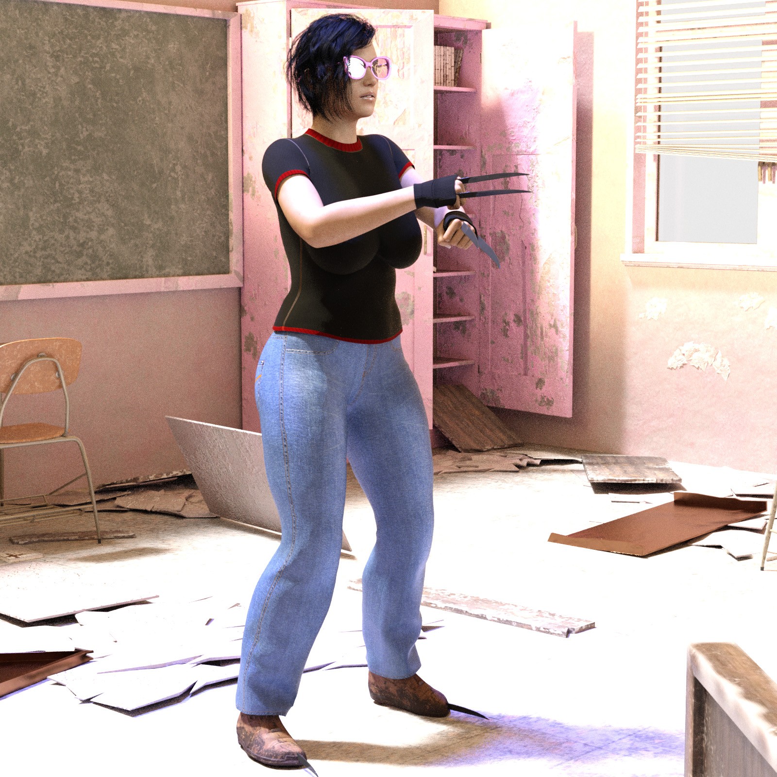 X-8 Outfit Set for Genesis 8 Females by N/A