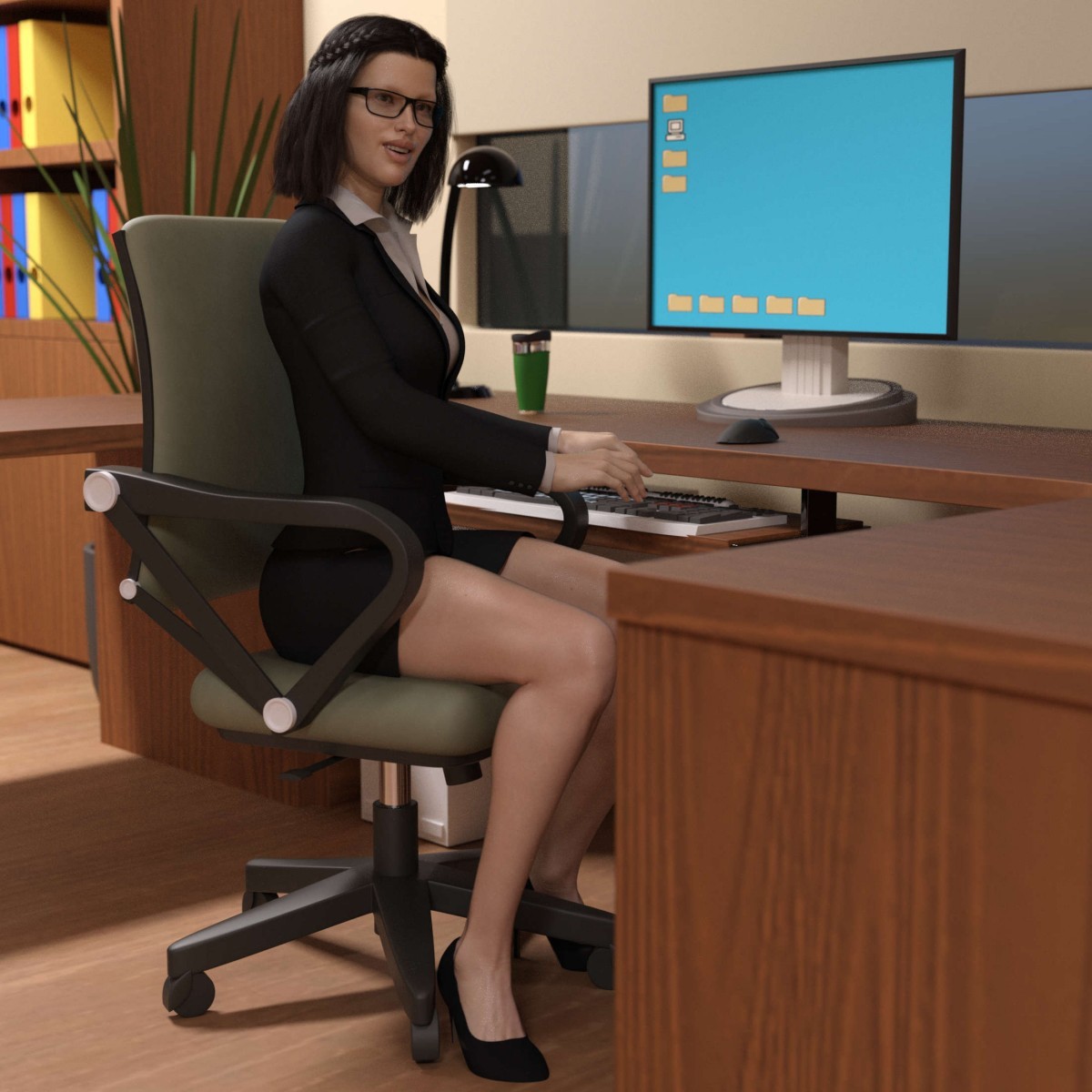 Seated atTable Poses by N/A