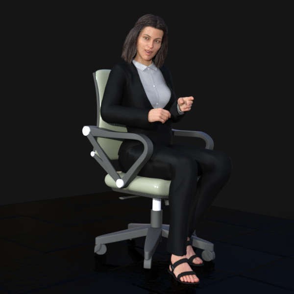 Seated atTable Poses by N/A