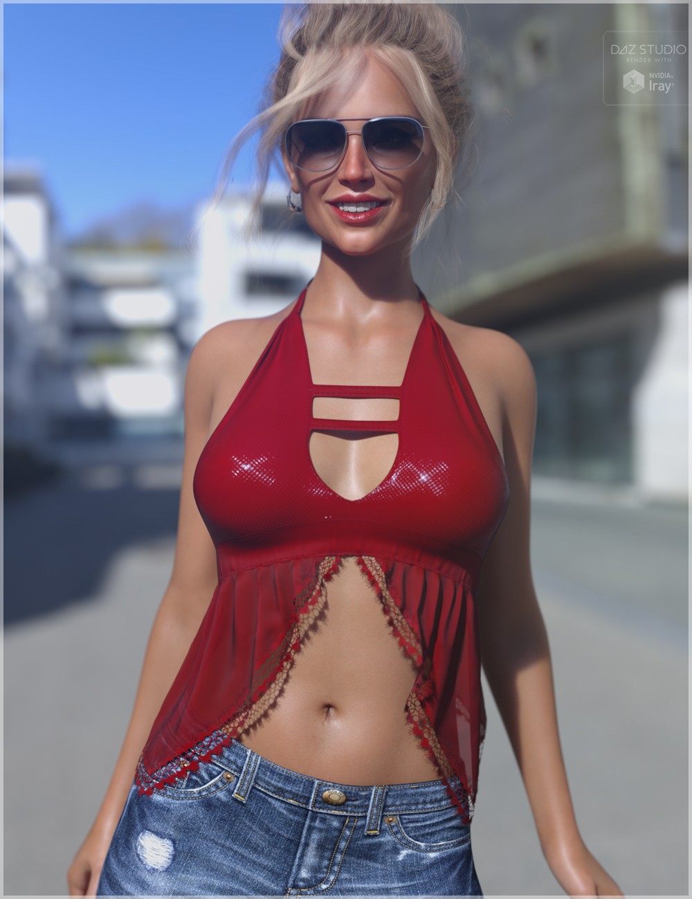 dForce Luna Halter Top G8G8.1F by N/A