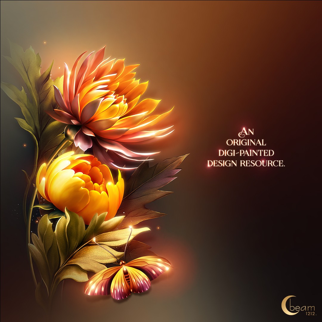 Autumn Blooms by N/A