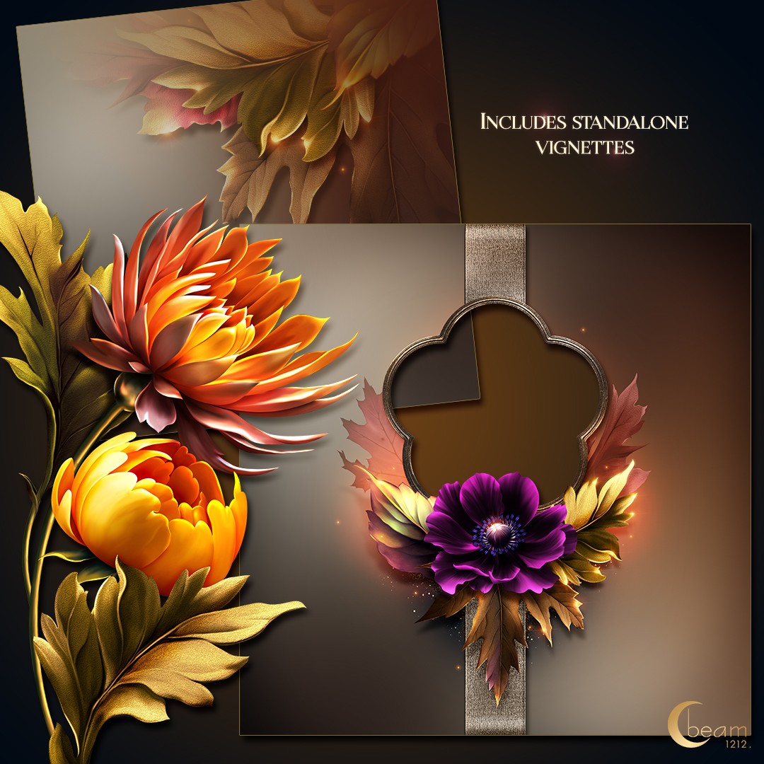 Autumn Blooms by N/A