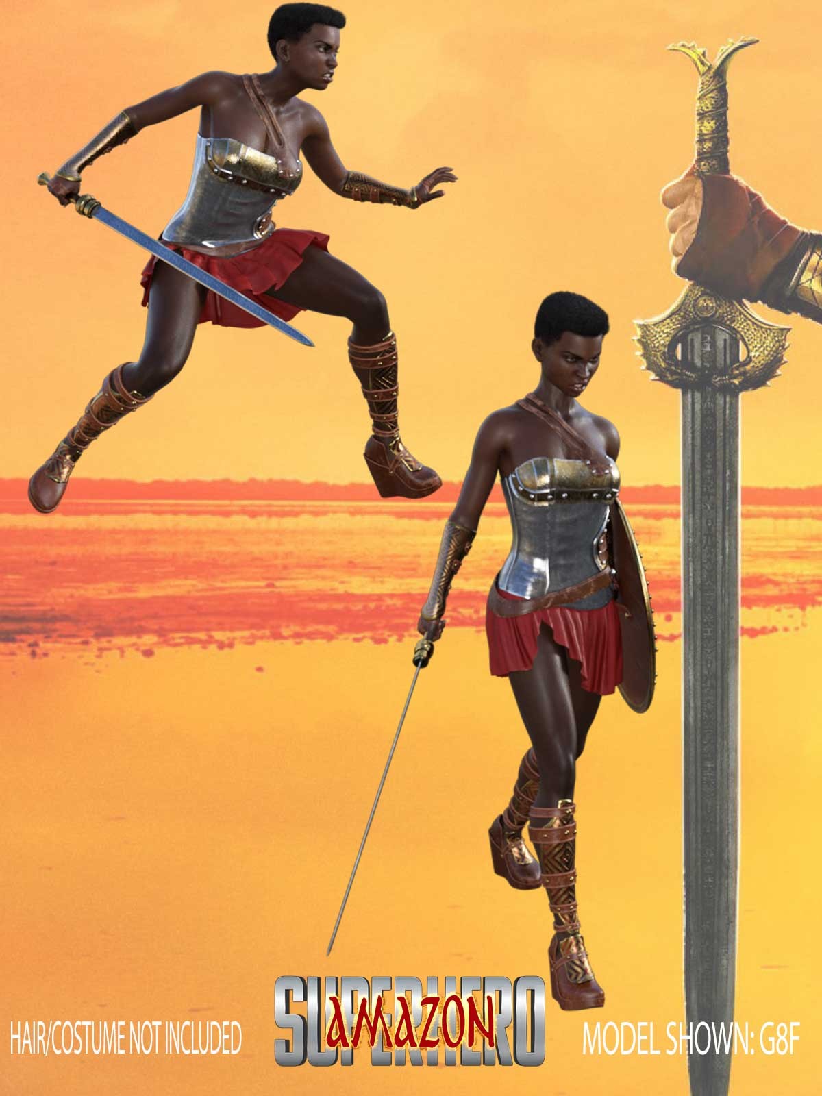 SuperHero Amazon for G8F Volume 8 by N/A