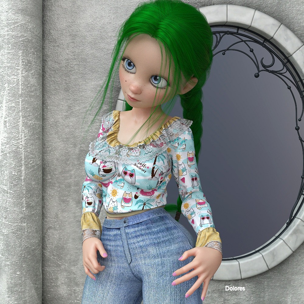 dForce Alice Blouse G8/G8.1 Females by N/A