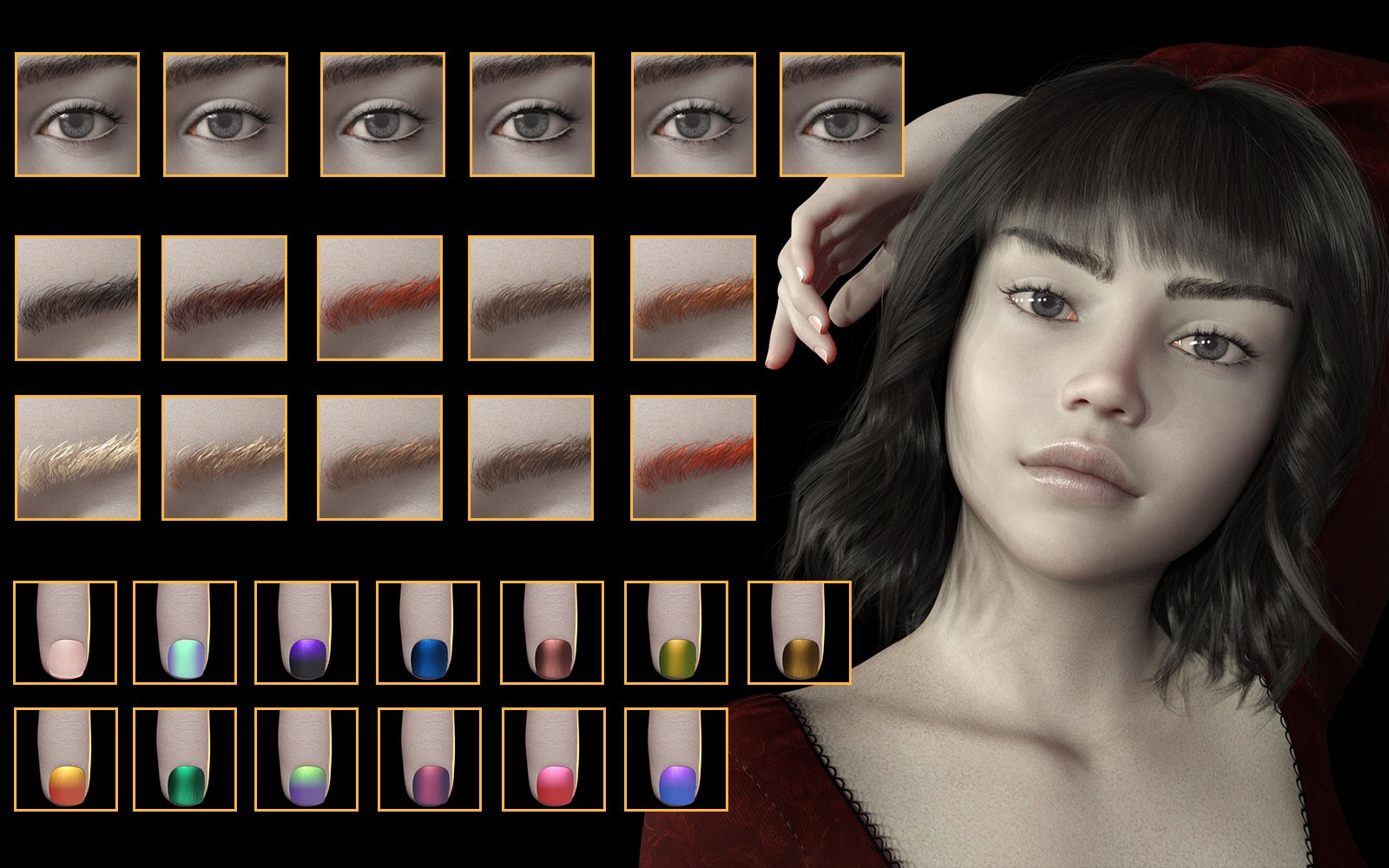 3DL Mona For Genesis 8 Females by N/A