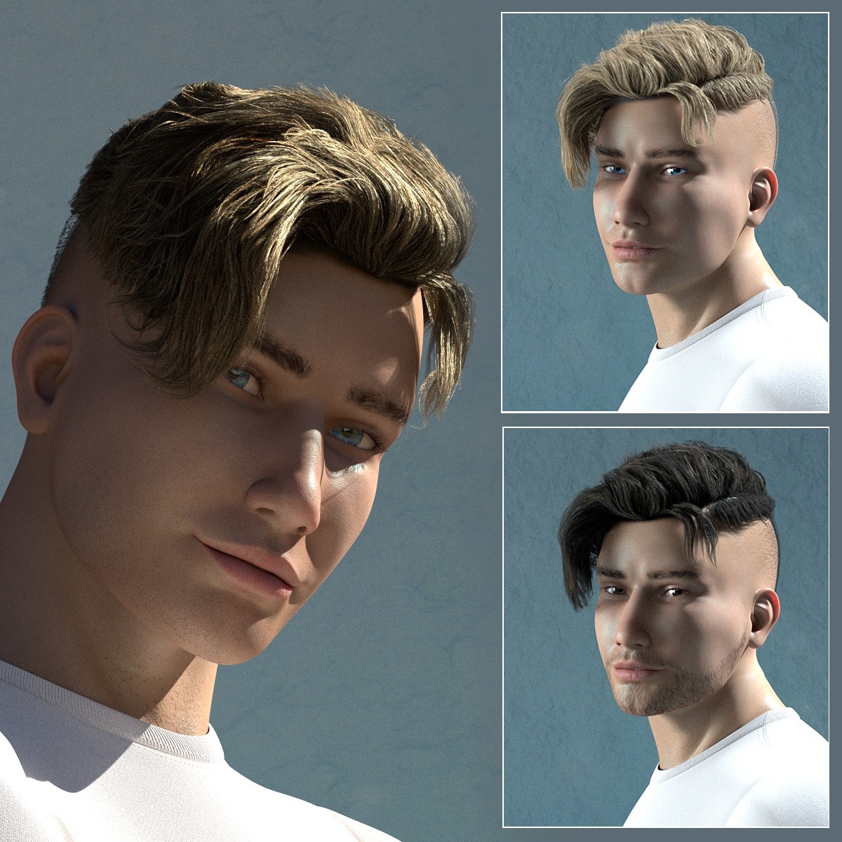 Zodiac Short Hair for L'Homme1 and L'Homme2 by N/A