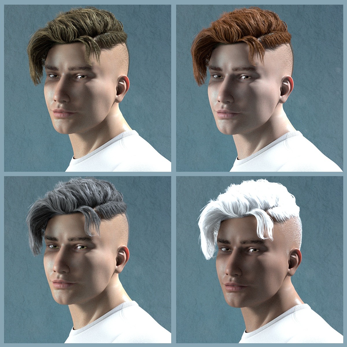 Zodiac Short Hair for L'Homme1 and L'Homme2 by N/A