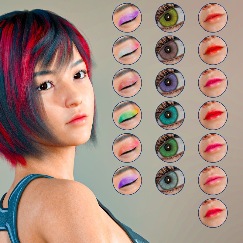 Emiko for Genesis 8 Female by N/A