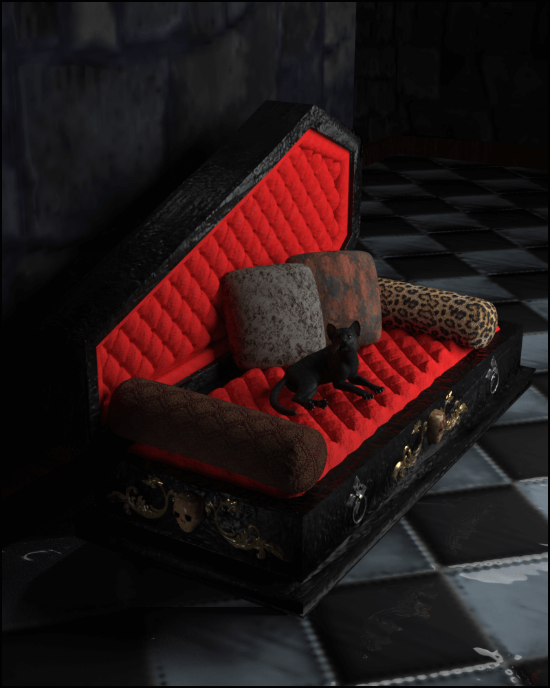 Dark Sofa by N/A