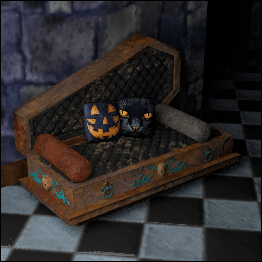 Dark Sofa by N/A