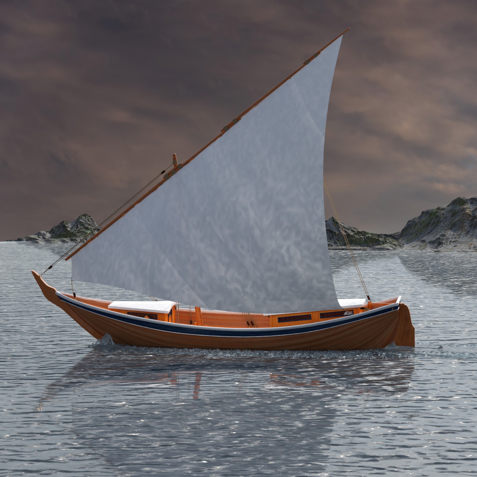 Ancient Persia City Harbor - Set 2 by N/A