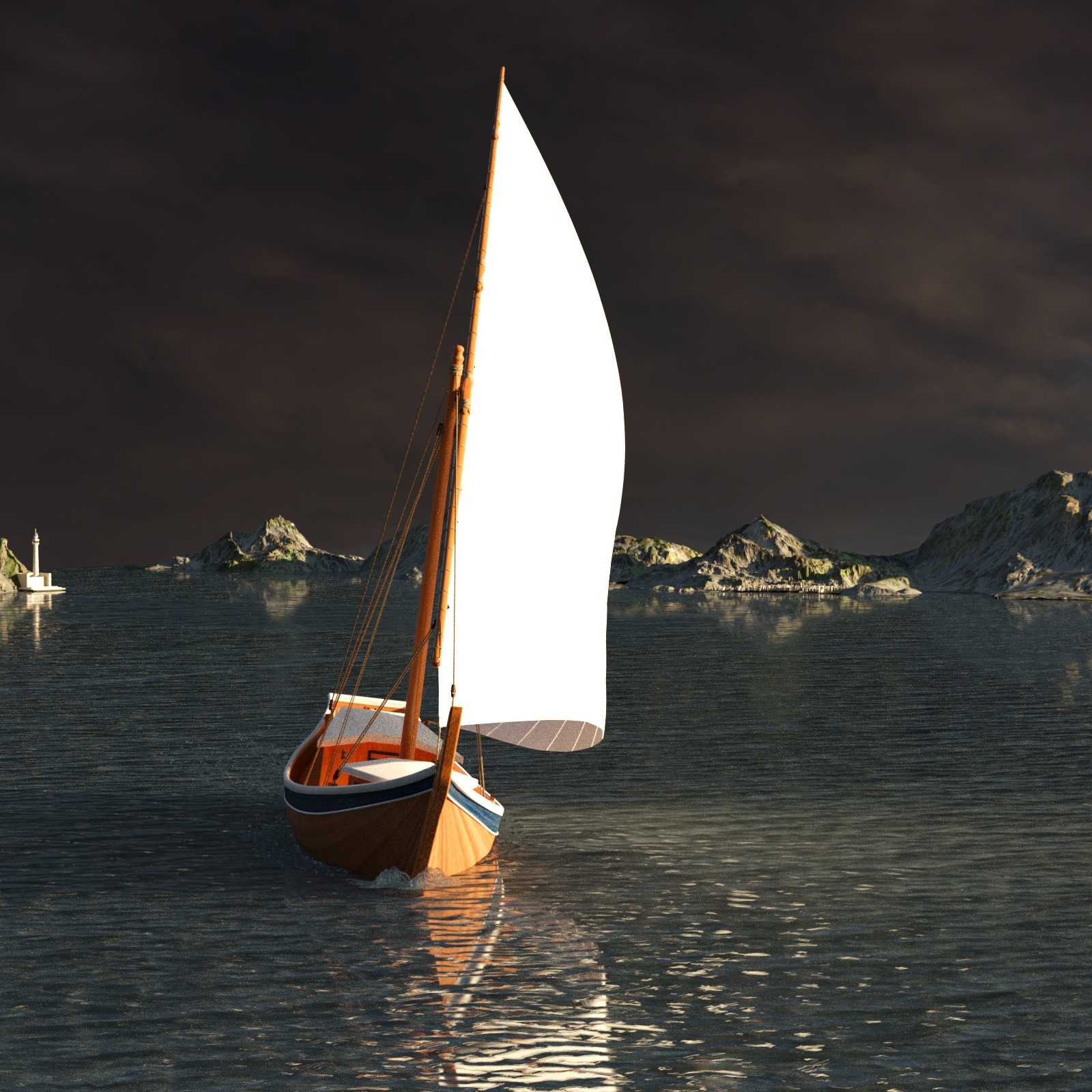 Ancient Persia City Harbor - Set 2 by N/A