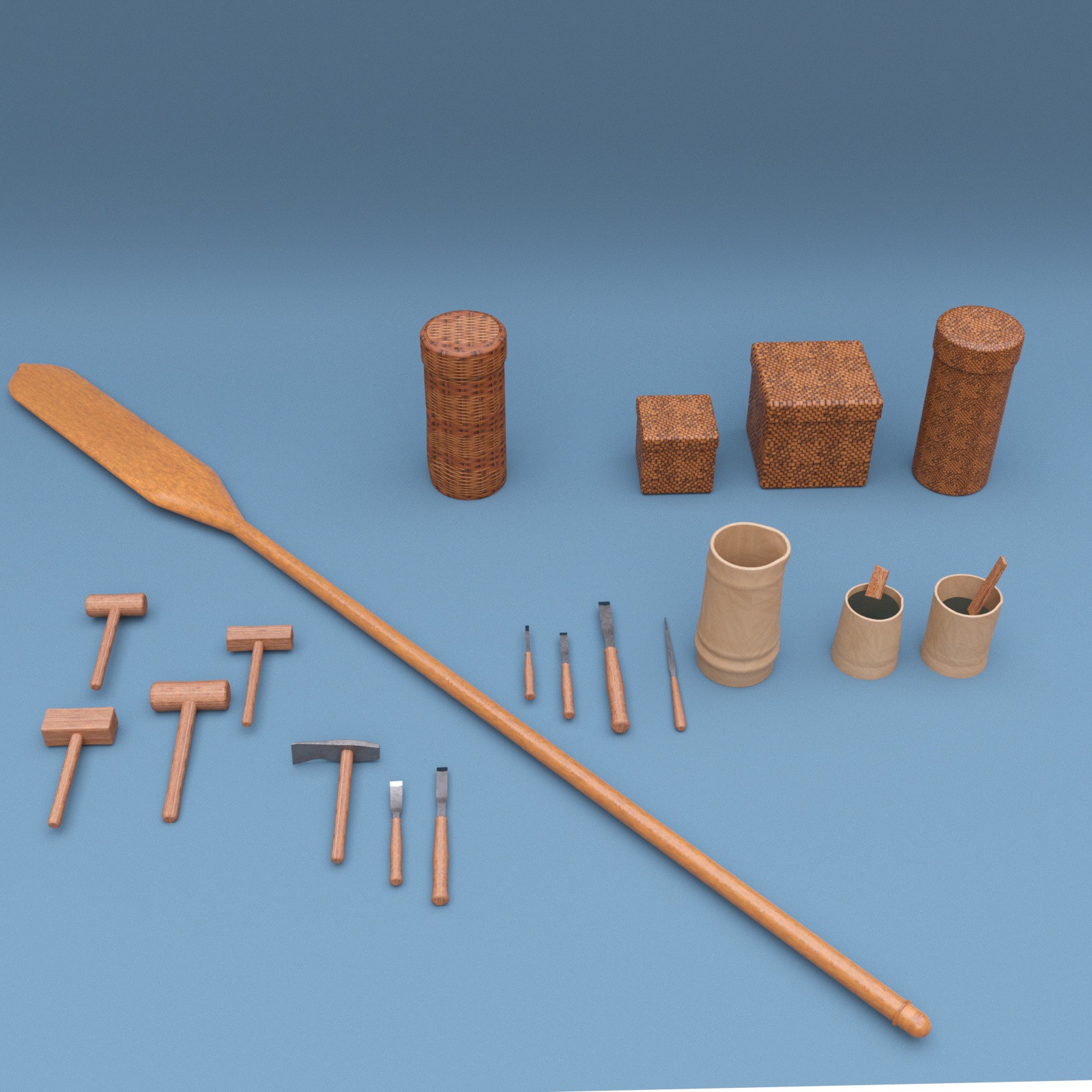 Ancient Persia City Harbor - Set 2 by N/A