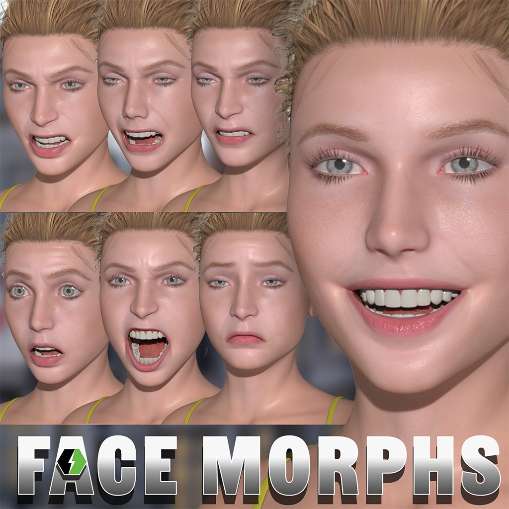 Dawn 2 Expression and Viseme Morphs by N/A