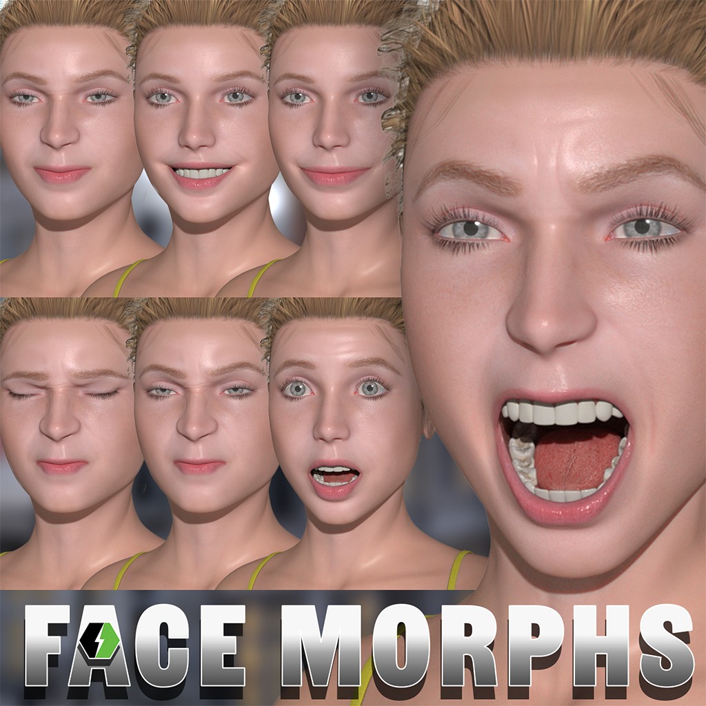 Dawn 2 Expression and Viseme Morphs by N/A