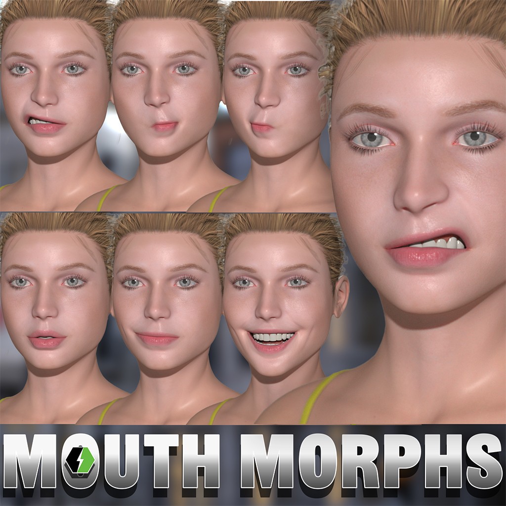 Dawn 2 Expression and Viseme Morphs by N/A