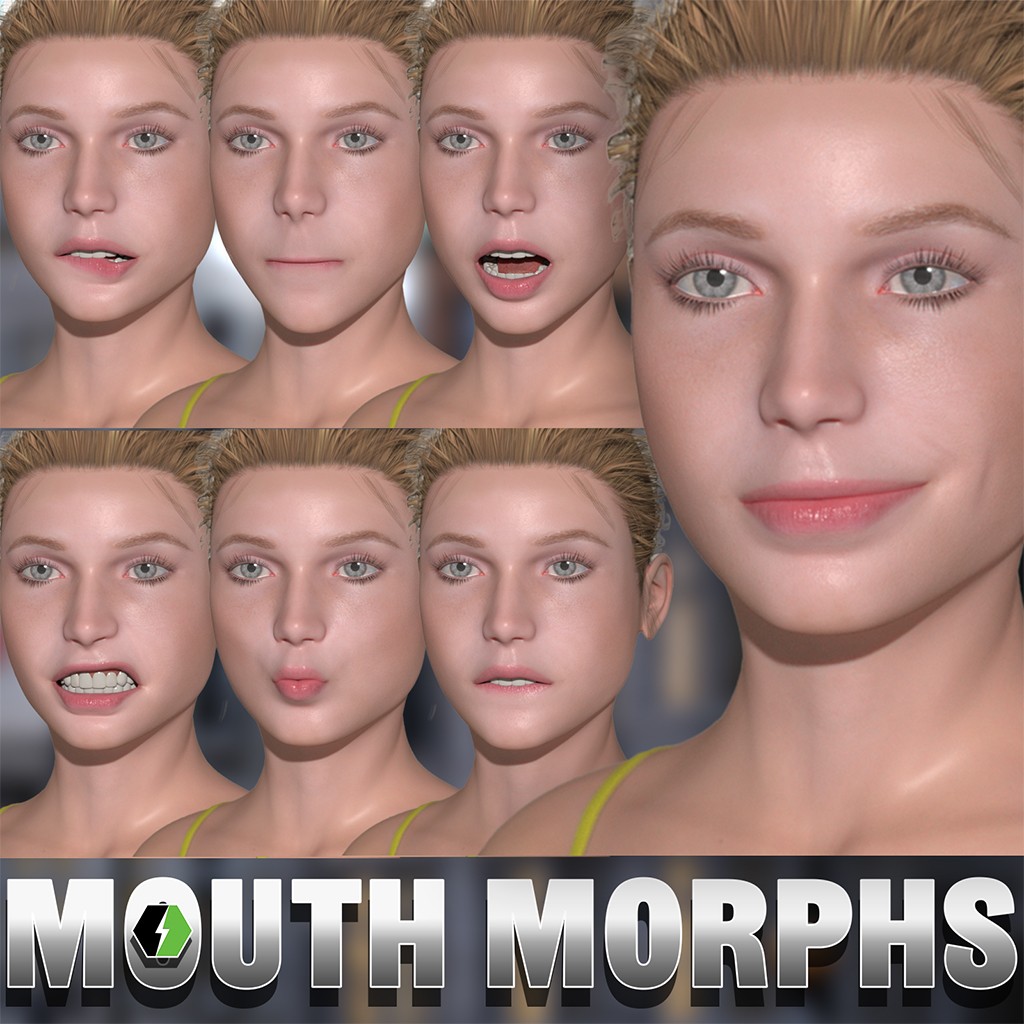 Dawn 2 Expression and Viseme Morphs by N/A