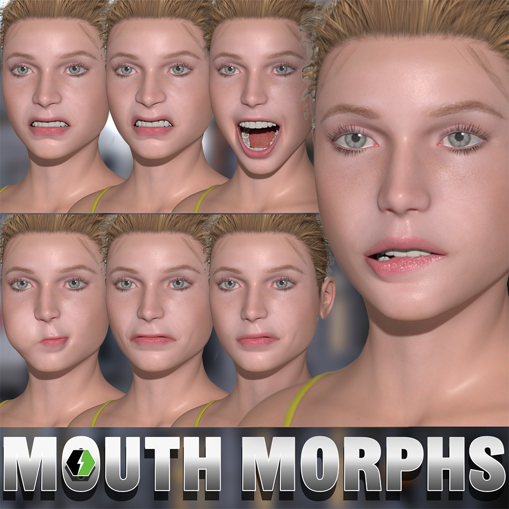 Dawn 2 Expression and Viseme Morphs by N/A