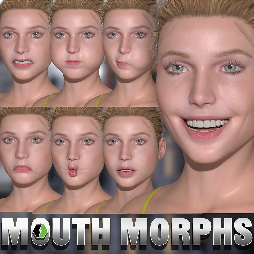Dawn 2 Expression and Viseme Morphs by N/A