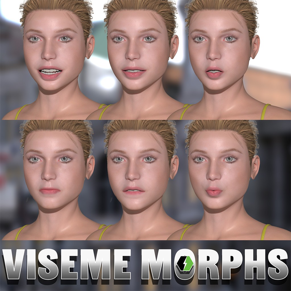 Dawn 2 Expression and Viseme Morphs by N/A