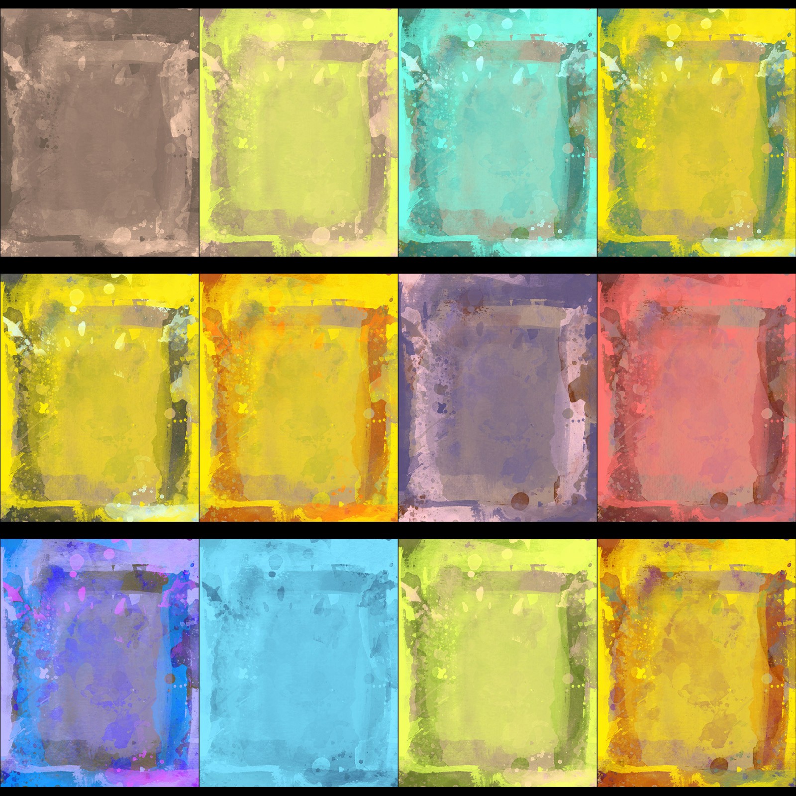 Vibrant Aquarell Backgrounds by N/A