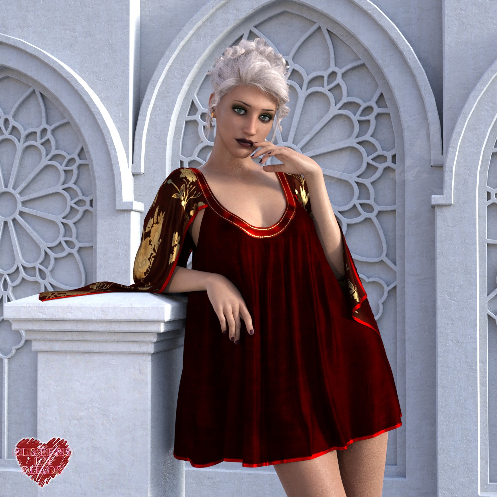 SIC Fantasy for Nimue DForce Dress for G8xF by N/A