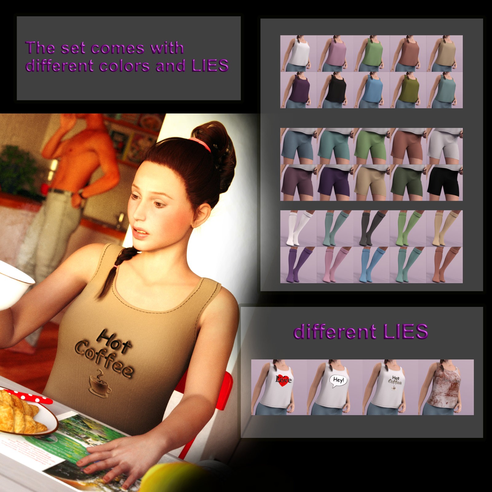 CW_Casual Clothing for Dawn2 by N/A