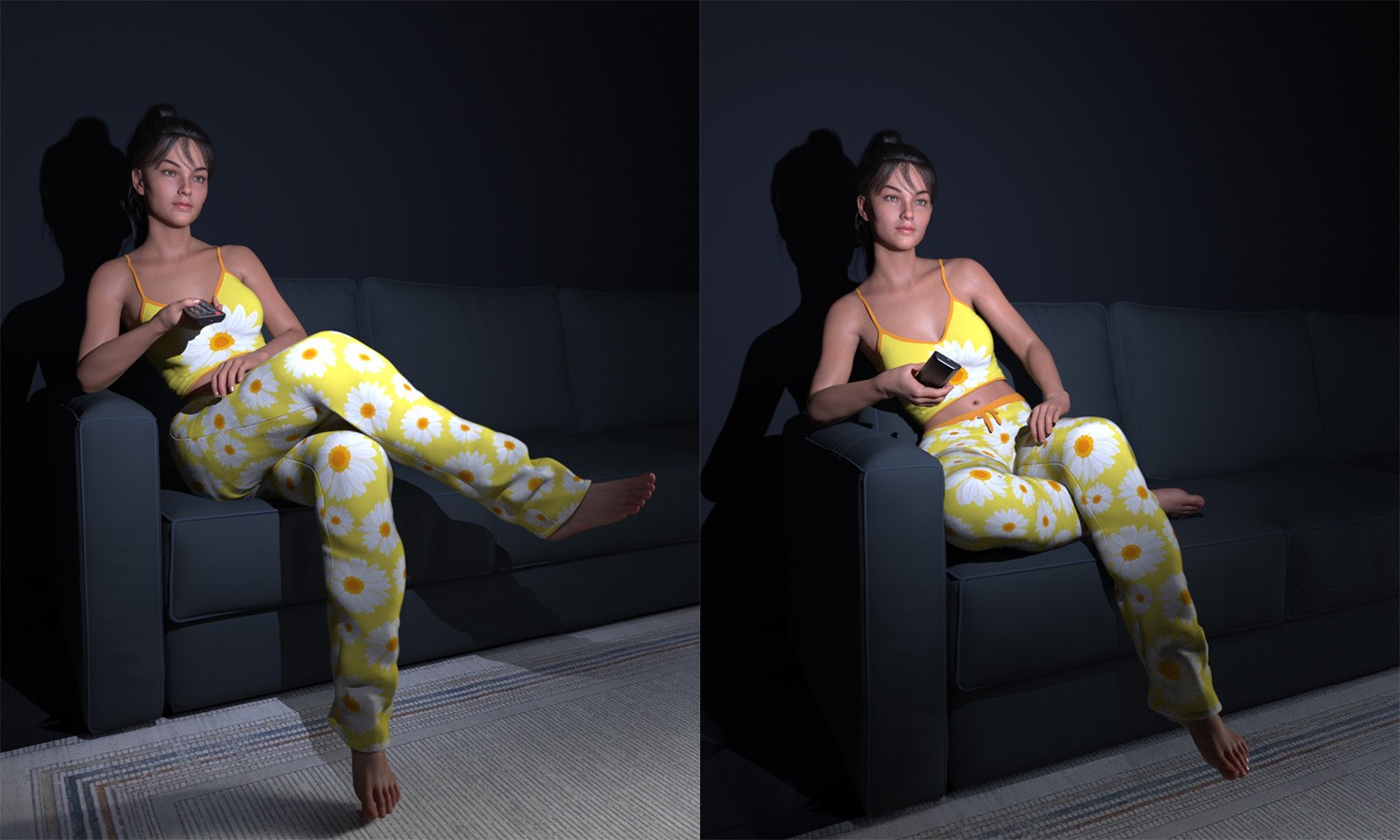 CSR - TV Watching poses by N/A