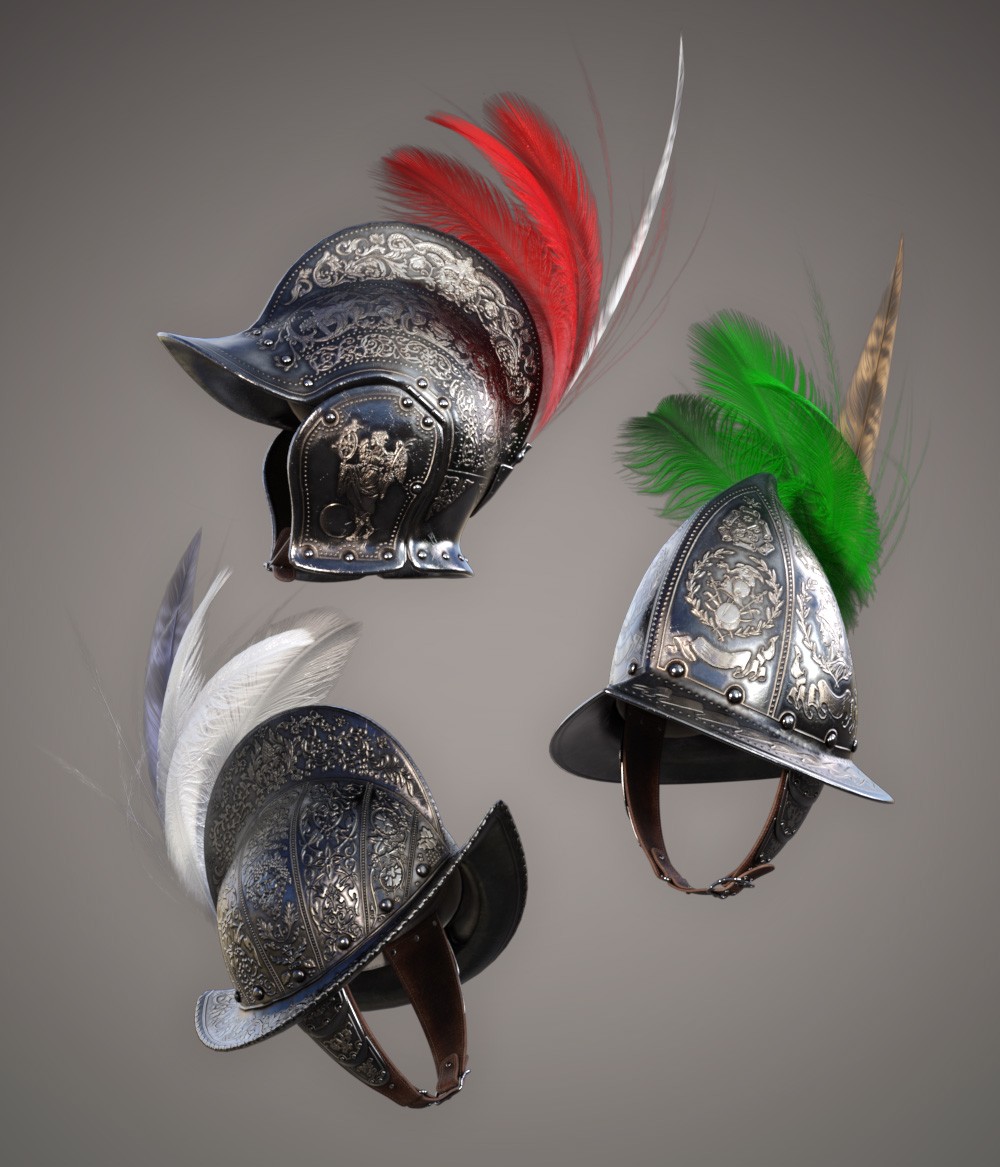Renaissance Helmets for G8M, G8F and G9 by N/A