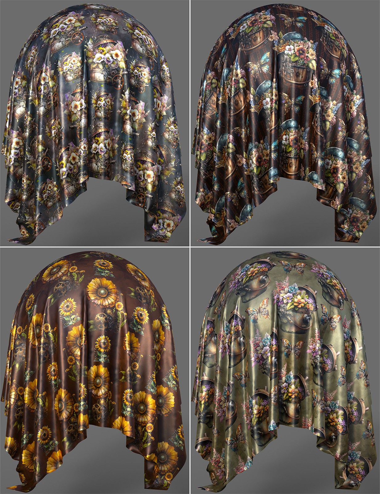 Steampunk Fabric Iray Shaders - MR by N/A