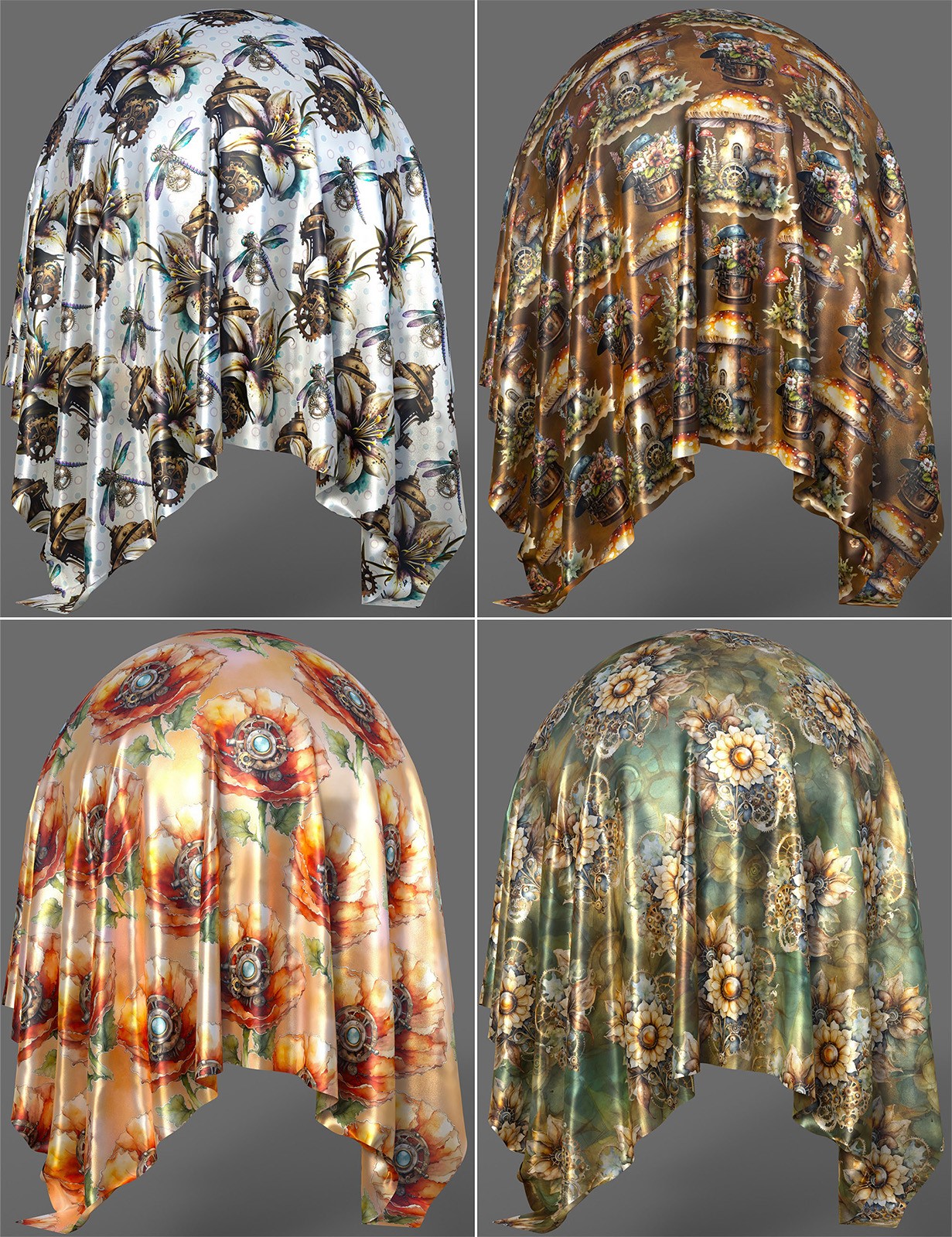 Steampunk Fabric Iray Shaders - MR by N/A