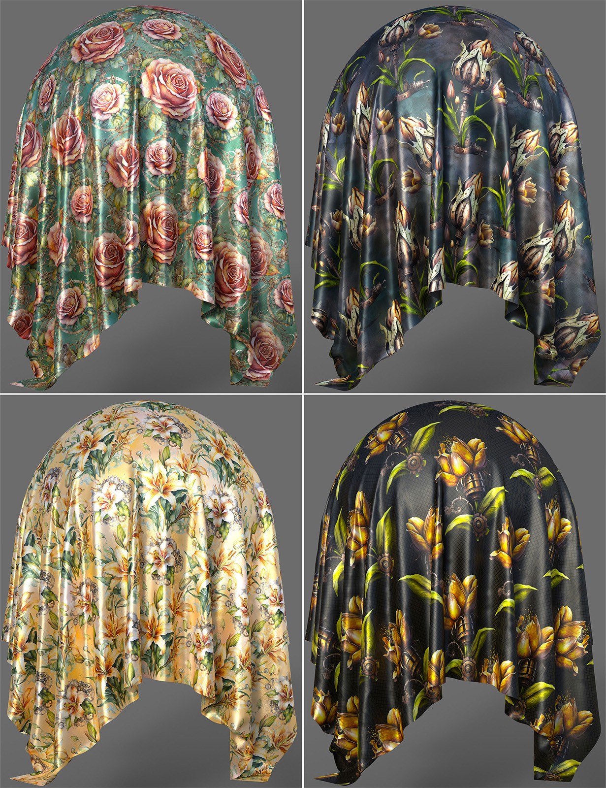 Steampunk Fabric Iray Shaders - MR by N/A
