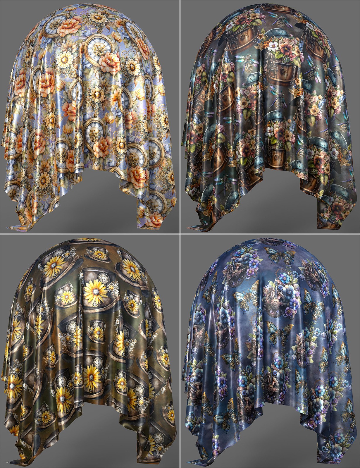 Steampunk Fabric Iray Shaders - MR by N/A