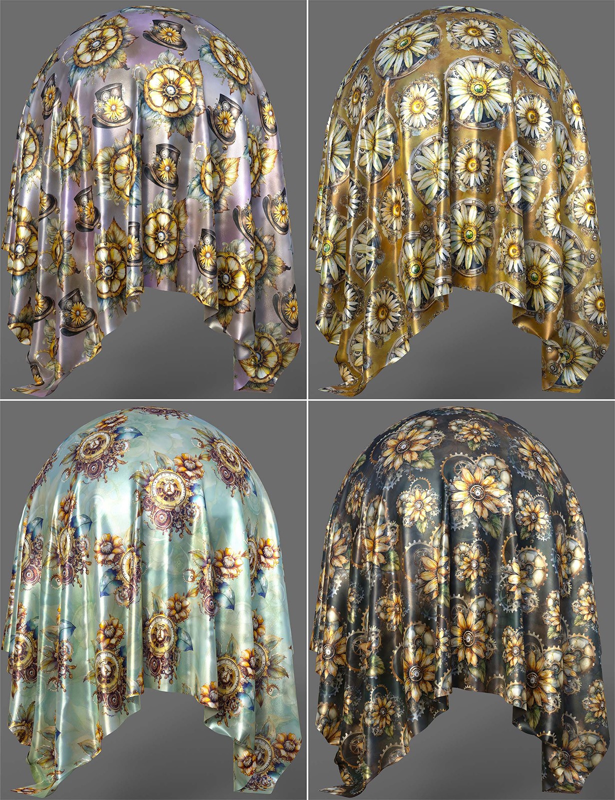Steampunk Fabric Iray Shaders - MR by N/A