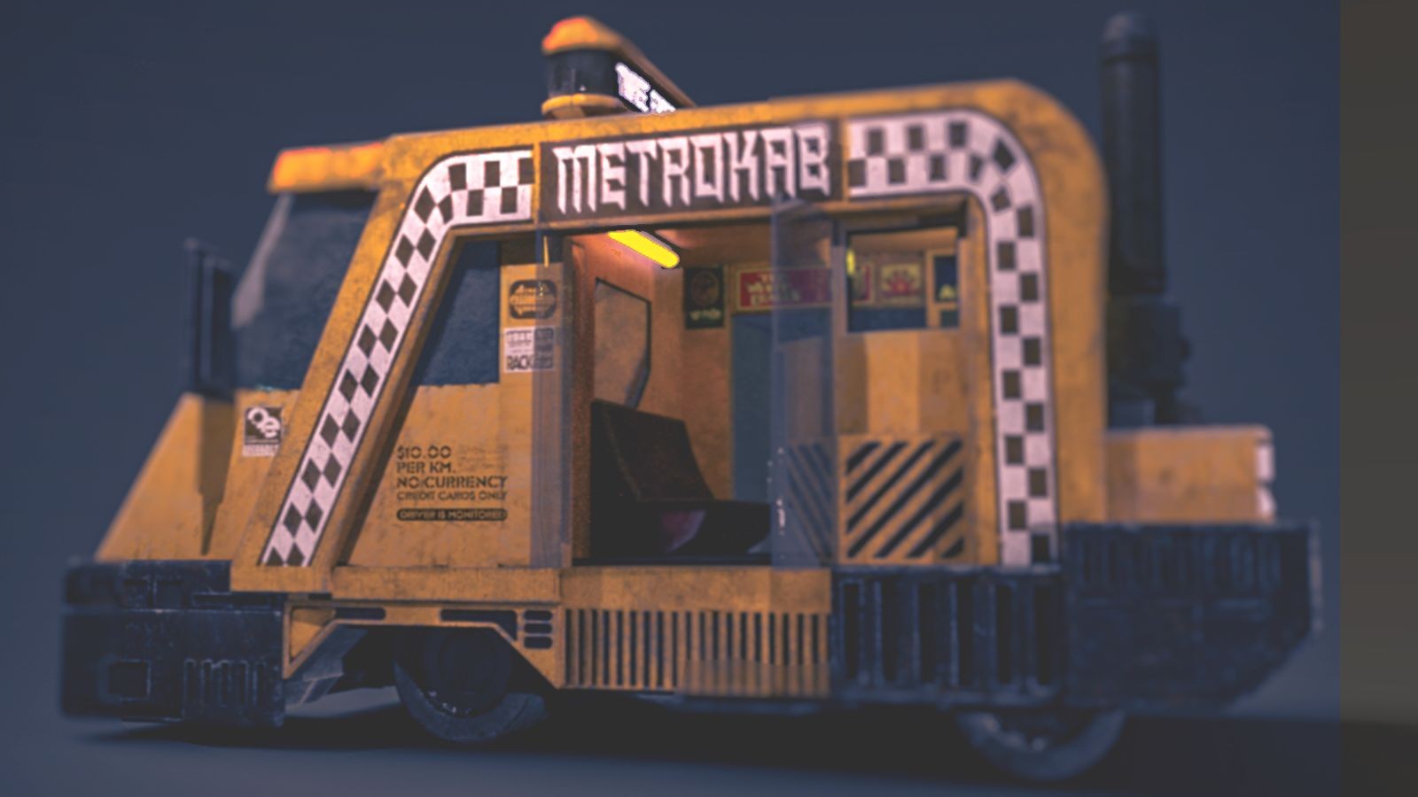 4th Sector Series Metrokab for Daz Studio by N/A