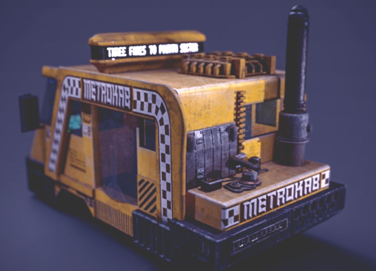 4th Sector Series Metrokab for Daz Studio by N/A
