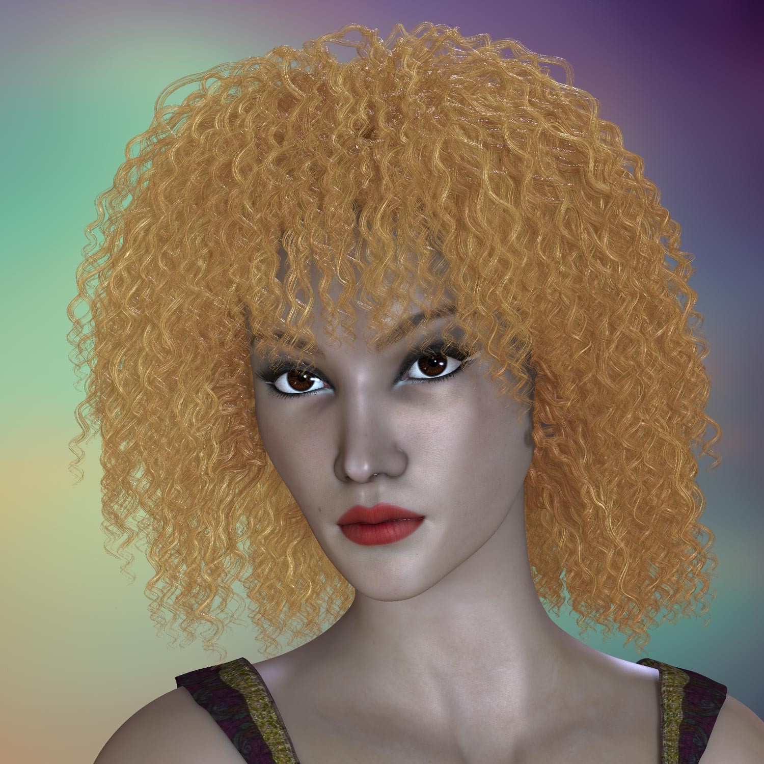 Prae-Ozias Hair For Lafemme 2 Poser by N/A